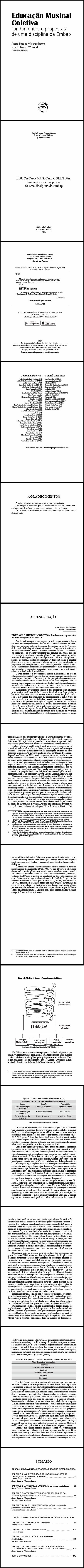 EDUCAÇÃO MUSICAL COLETIVA:<br> fundamentos e propostas de uma disciplina da Embap